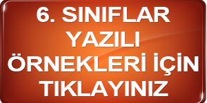 Almanca 6. Sınıf Yazılılar