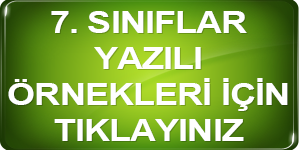 Almanca 7. Sınıf Yazılılar